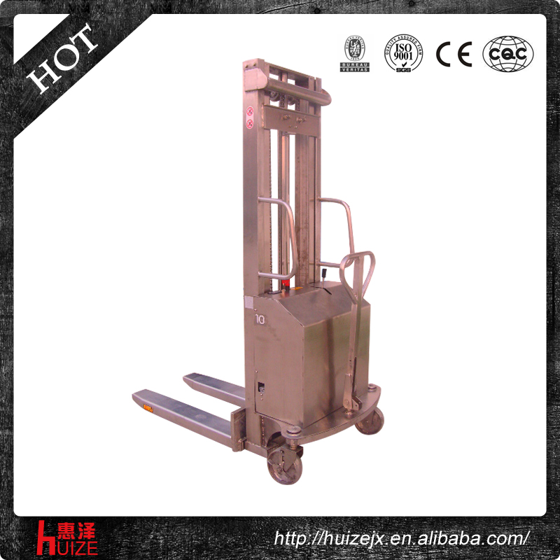 不銹鋼304材質半電動堆高車 不銹鋼304材質半電動堆高車