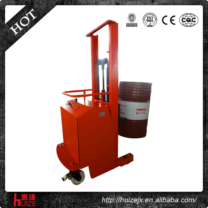 半電動配重油桶車(無底腿,只堆垛,不翻轉) 半電動配重油桶車(無底腿,只堆垛,不翻轉)