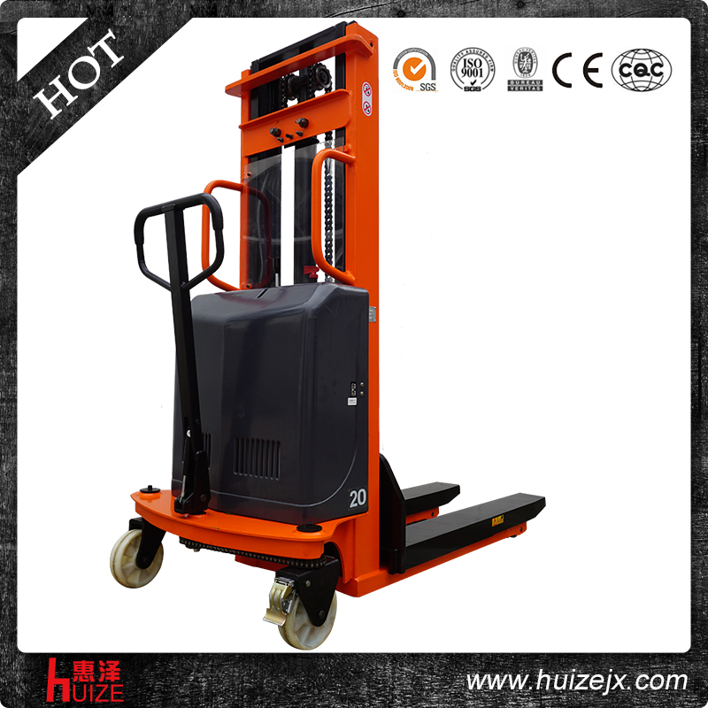 半電動堆高車(單門架) 半電動堆高車(單門架)